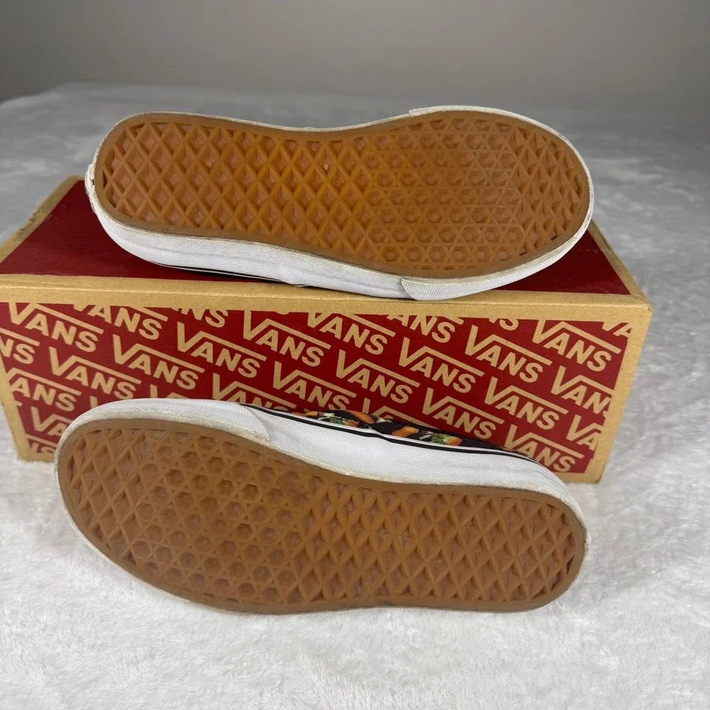 Vans Authentic Late Night Pack Hamburger Black Skate Shoes Men's 4.5 Women 6